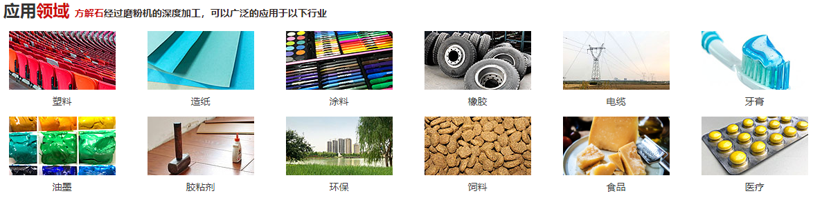 方解石粉的加工細度及其應用領域