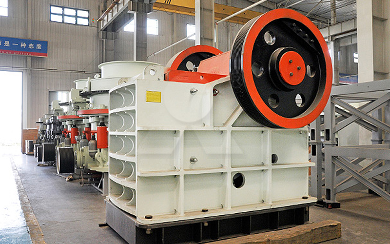 河卵石粗碎設備顎式破碎機