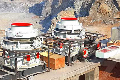 圓錐破碎機機生產線現場