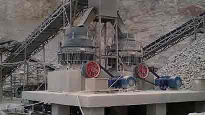 圓錐破碎機生產線現場