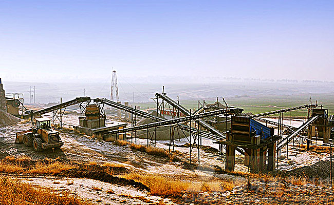 山西客戶花崗巖制砂生產線