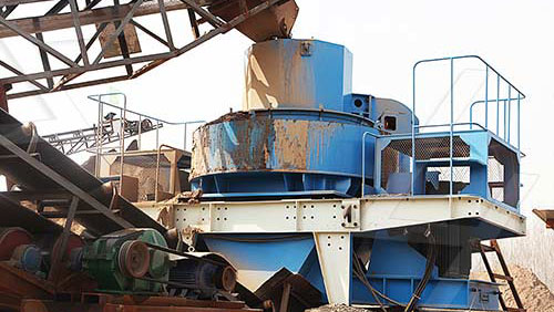 沖擊式破碎機工作現場