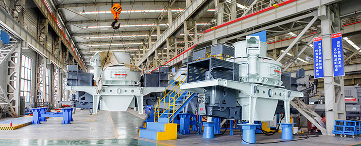 VSI6X立軸沖擊式破碎機發貨現場